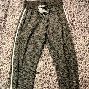 Rue 21 Grey Striped Joggers